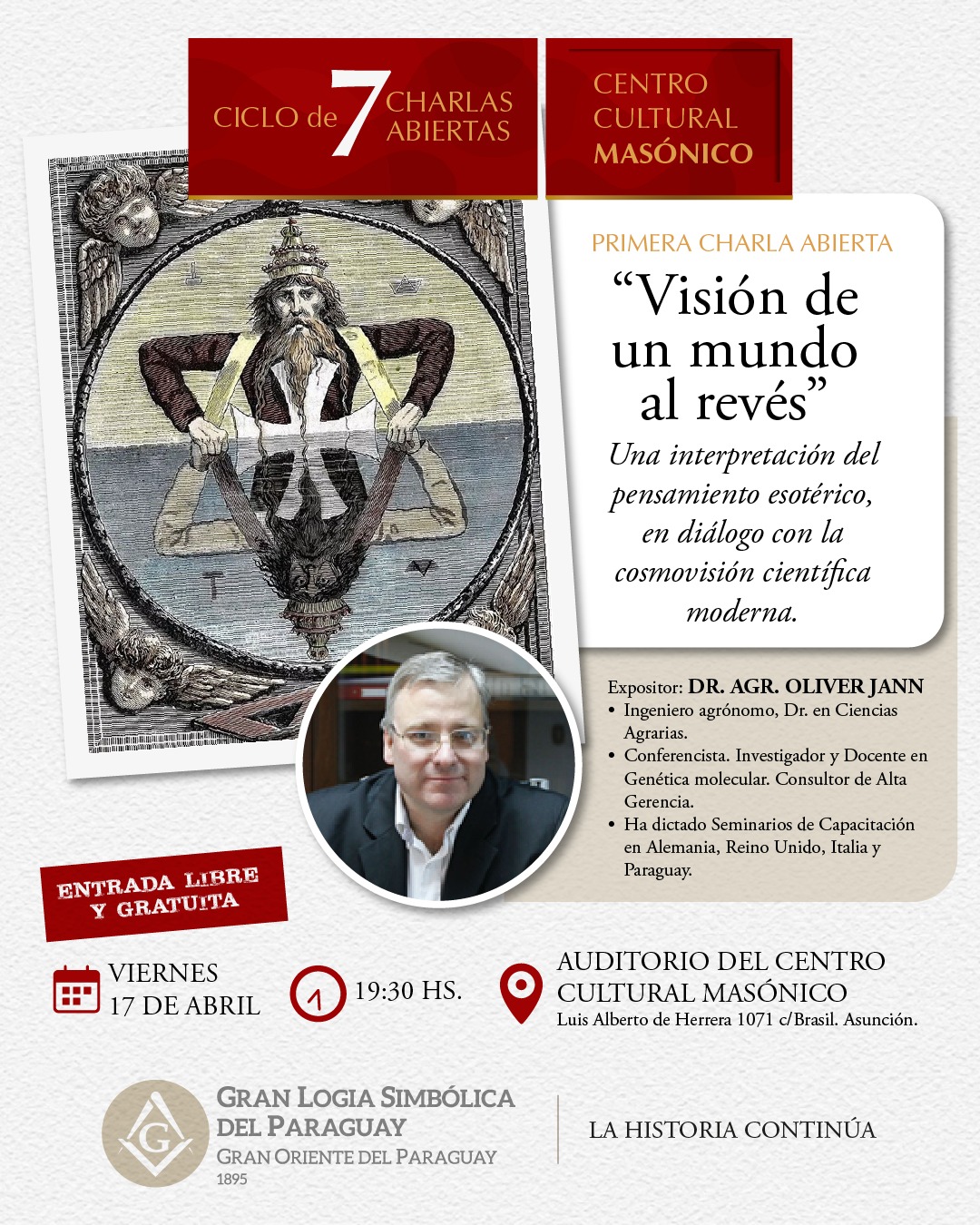 Ciclo de 7 Charlas Abiertas | Primera Conferencia: 