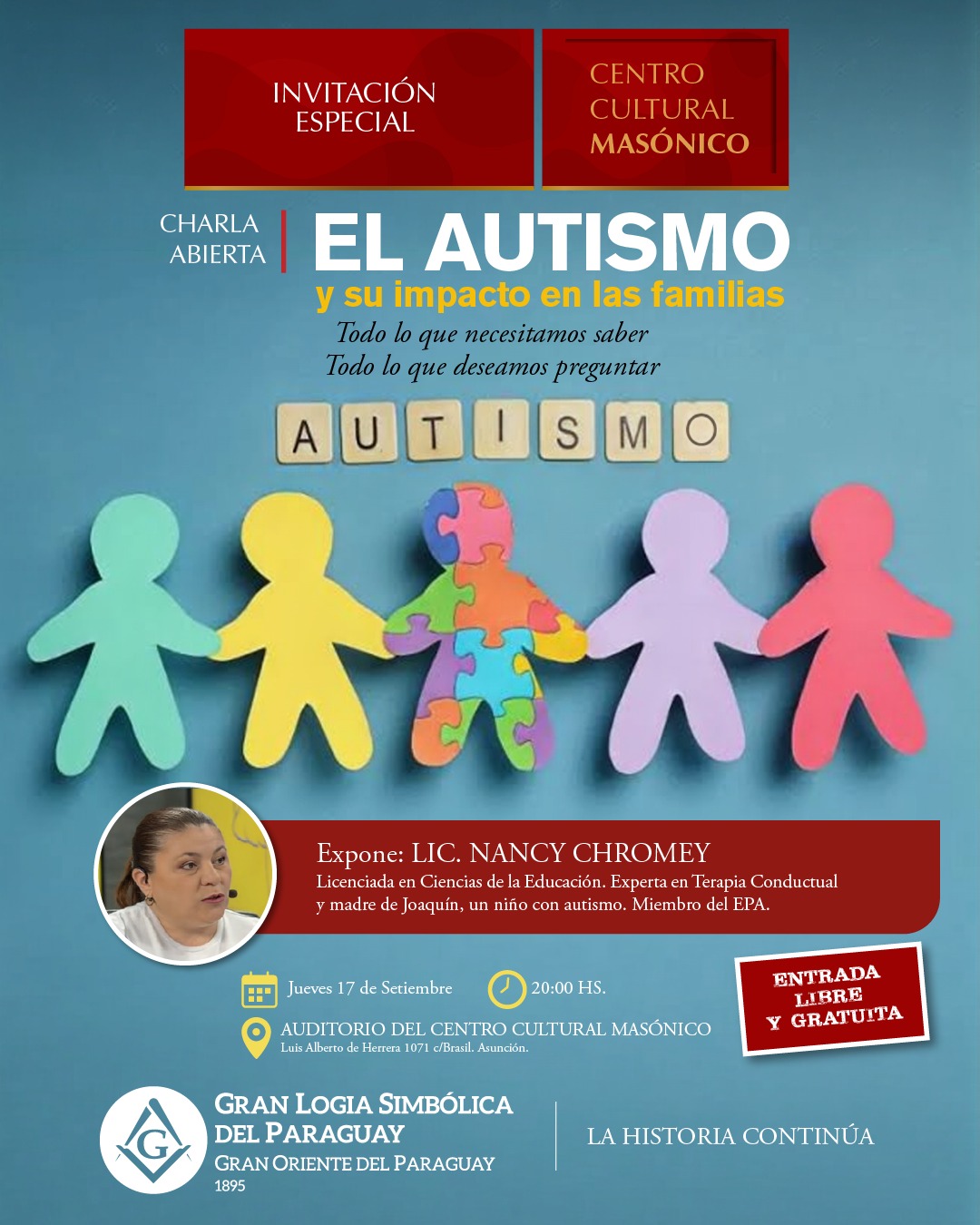 CHARLA ABIERTA: EL AUTISMO Y SU IMPACTO EN LAS FAMILIAS