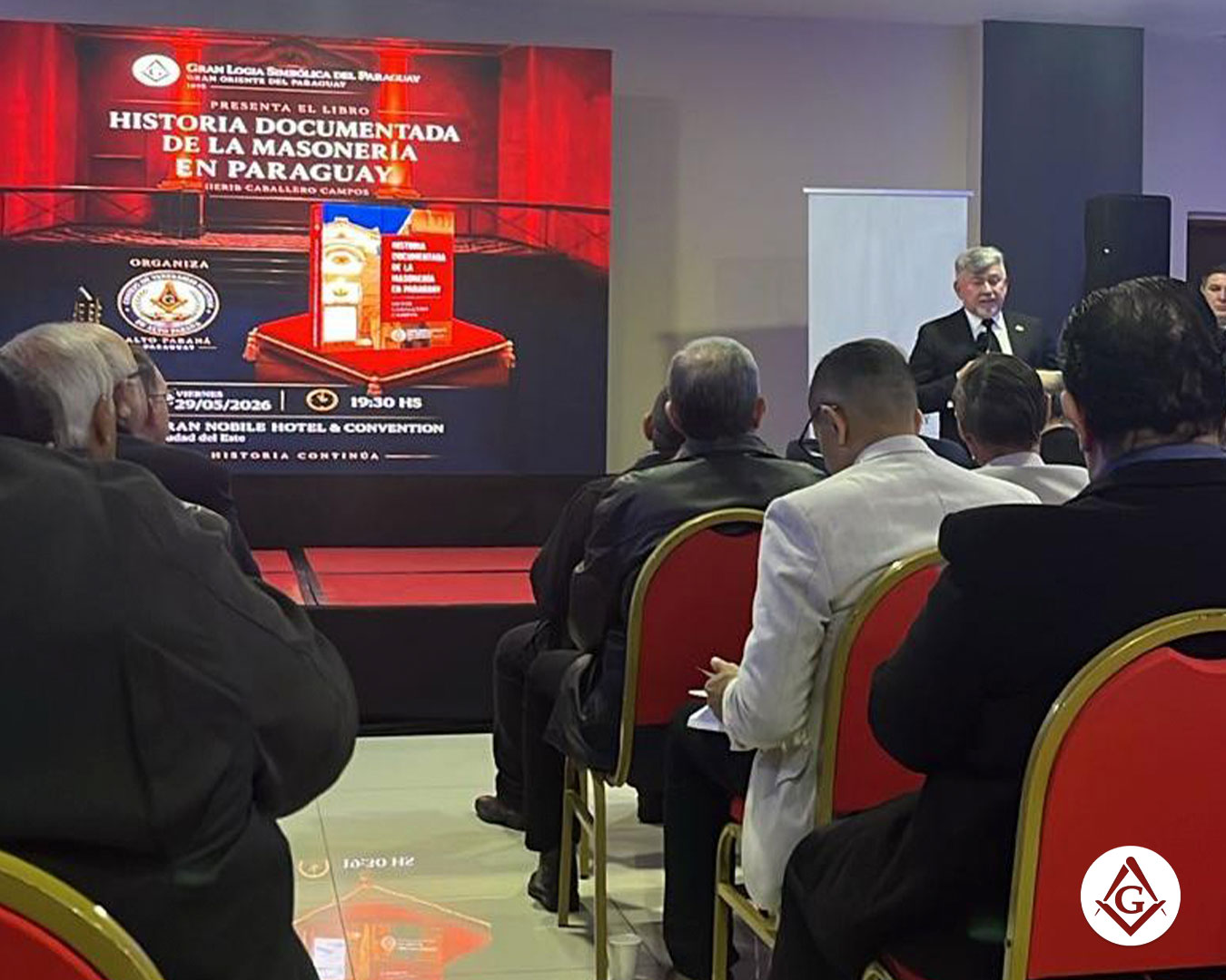PRESENTACIÓN EN CIUDAD DEL ESTE — "Historia Documentada de la Masonería en Paraguay"